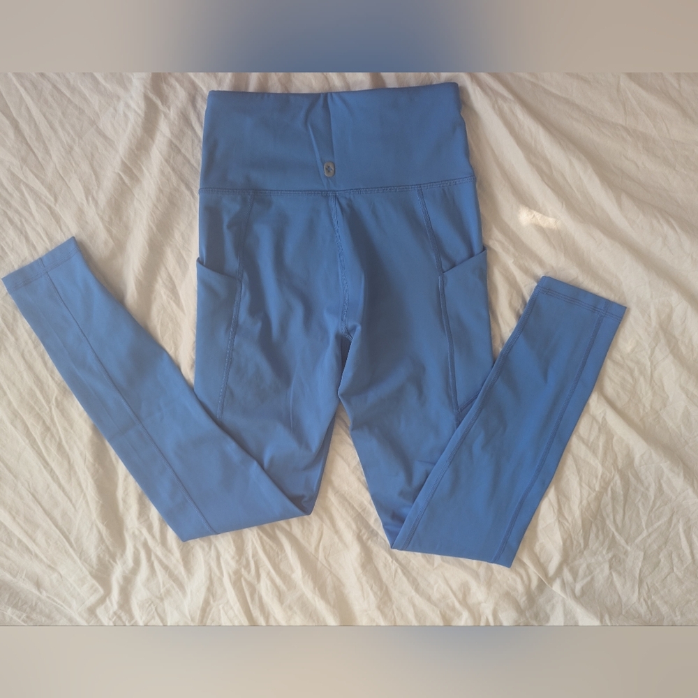 Figs Blue Atheletic Legging Nwt  High-Waisted Leggings. Size Xs